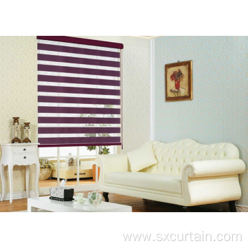 Zebra Roller Blind Shade Plain Dyed Curtain Fabric